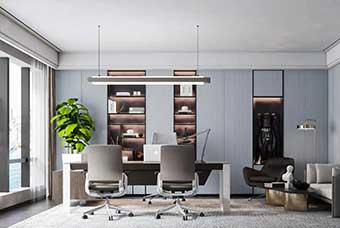 淮北轻奢风格-书房