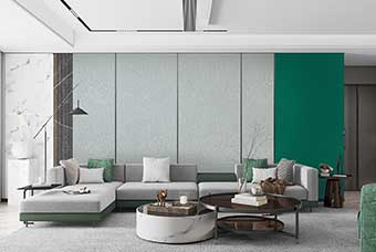 淮北轻奢风格-客厅