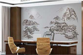 淮北森佰汇航空纤维墙咔（山水之间）