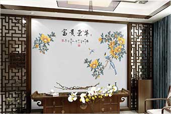 淮北森佰汇航空纤维墙咔（富贵荣华）